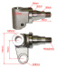 картинка Цапфа Tcm 1.5t  lh  ухо d=28 от магазина IZC