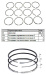 картинка Mitsubishi s4q2,4dq7  кольца поршневые   025  3g от магазина IZC
