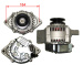 картинка Генератор #01 Toyota  1dz,2z,13z от магазина IZC