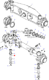 картинка Ось ступицы  Doosan      25x170 от магазина IZC