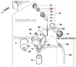 картинка Фильтр гидравлический  №46  Toyota от магазина IZC