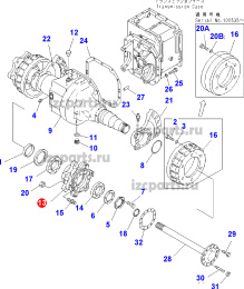 картинка Ступица ведущего моста Komatsu #02 от магазина IZC
