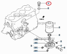 картинка Клапан гидродинамческого давления (сброса) Mitsubishi от магазина IZC