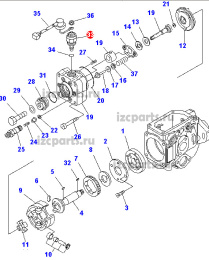 картинка Электромагнитный клапан соленоид 6d102e от магазина IZC
