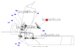картинка Педаль акселератора Doosan #03 от магазина IZC