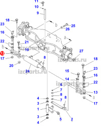 картинка Серьга Komatsu/7  (rh) 3-5t от магазина IZC