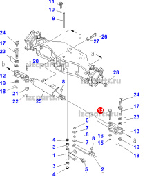 картинка Палец серьги Komatsu #11 от магазина IZC