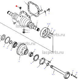 картинка Крышка ведущего моста Doosan от магазина IZC