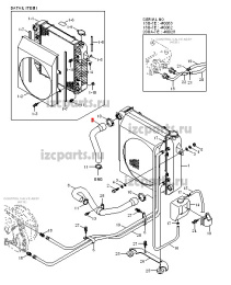 картинка Патрубок радиатора Hyundai v2203 верхний от магазина IZC