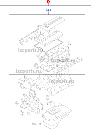 картинка Комплект прокладок дв. Doosan g420f от магазина IZC