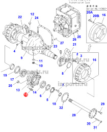 картинка Шпилька    v44-3.5t   Komatsu от магазина IZC