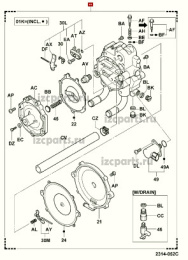 картинка Рем.к-т газового редуктора испарителя Toyota  #04 от магазина IZC