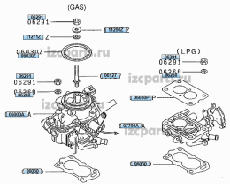 картинка Ремонтный комплект карбюратора 4g63/64 от магазина IZC