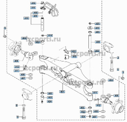 картинка Цапфа Mitsubishi 1.5t lh под шс прав от магазина IZC