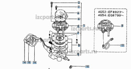 картинка Тннд Mitsubishi 4g53/54 от магазина IZC