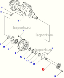 картинка Полуось Komatsu 20 серия от магазина IZC