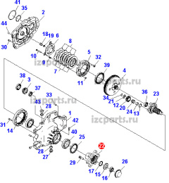 картинка Ступица ведущего моста Komatsu #01 от магазина IZC