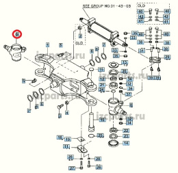 картинка Цапфа Mitsubishi 2.0t rh от магазина IZC