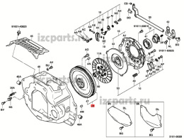 картинка Маховик мкпп  Toyota 5k/ 7fg от магазина IZC