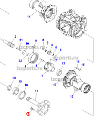 картинка Шпилька    v43-3.5t     Komatsu от магазина IZC