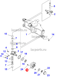 картинка Ступица  Komatsu fb12 от магазина IZC