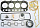 Комплект прокладок дв. Komatsu 4d92e 4d94e steel