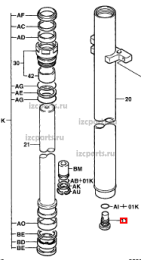 картинка Клапан гидродинамического давления Toyota #01 от магазина IZC